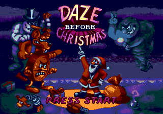 Daze Before Christmas screenshot 2 for Sega Mega Drive